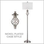 LAMP NICKEL PLATED CAGE