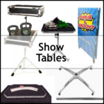 custom show tables for magicians and other performers