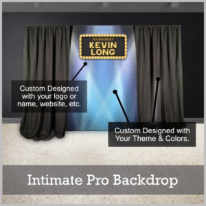 budget backdrop for performers